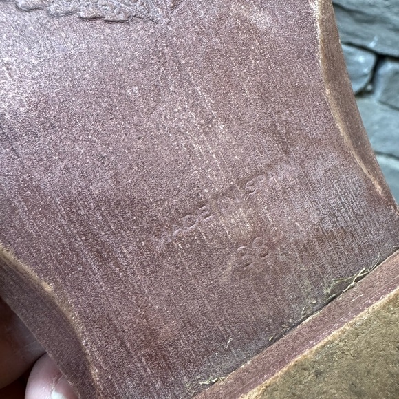 Free People Tan and Brown Leather Sandals Size 38 EU - Picture 10 of 10